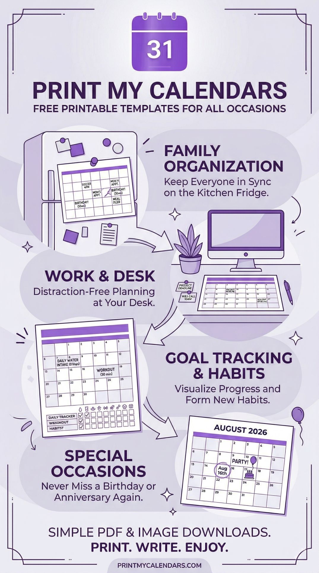 What is Print My Calendars