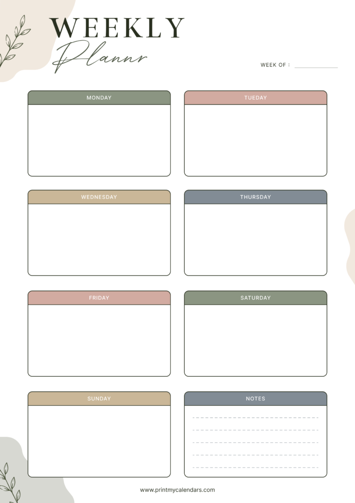 Weekly Planner