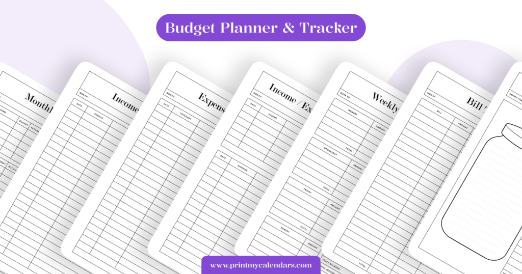 Budget Planner Templates